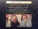SHOSTAKOVITCH CONCERTO X CELLO SYM 1 ROSTROPOVICH ORMANDY 6 EYES STEREO USA LP