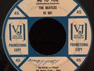 Beatles From Me To You Please Please Me Promo 45 Vee Jay RARE John Lennon