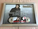 Peter Maffay 2-fach Platin Award ( goldene Schallplatte ) - Tattoos - 400.000