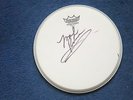 MARKY RAMONE THE RAMONES SIGNED DRUMHEAD