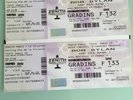BOB DYLAN 2 BILLETS CATÉGORIE 1 AU ZÉNITH DE PARIS LE 29/04/2017