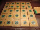 SEEBURG BACKGROUND MUSIC LIBRARY 25 GREEN LABEL 45 RPM RECORDS WITH BOX