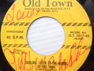 RUTH McFADDEN & SUPREMES autograph R&B 45 DARLING LISTEN TO WORDS OF SONG  FM152