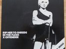 Blondie Rip Her To Shreds 1977 UK 7'' Vinyl. Picture Sleeve Blue Injection Label