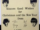 Beatles 1963 Flexi Xmas Fan club Lytone 492 Near Mint + Envelope