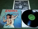 Exodus - Bonded by Blood, Orig 1st press, Green Combat, insert, EX