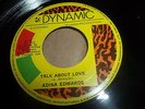 ADINA EDWARDS TALK ABOUT LOVE SKA scarce REGGAE 45 1972 DYNAMIC 7
