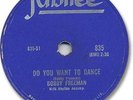 BOBBY FREEMAN Rock'n Roll 78 RPM Record. Do You Want to Dance