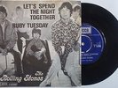 THE ROLLING STONES Let's Spend The Night Together 45/PS Danish Decca F-12546 EX