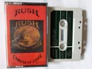 RUSH CARESS OF STEEL UK CASSETTE  PAPER LABELS MERCURY 7142 421 1975 PROG ROCK