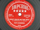 FATS DOMINO Don't Leave Me This Way/Something's Wrong 10IN R&B NM- LISTEN