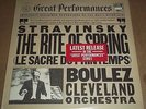 Boulez STRAVINSKY The Rite of Spring - CBS MY 37764 SEALED