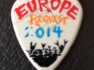 Stage Used? Metallica By Request Europe Guitar Pick Plectrum
