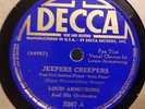 LOUIS ARMSTRONG Jeepers Creepers/What Is This Thing Called Swing DECCA 2267 EE-