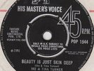 IKE & TINA TURNER - BEAUTY IS JUST SKIN DEEP/ ANYTHING.  UK, HMV, POP 1544  '66