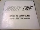MÖTLEY CRÜE STICK TO YOUR GUNS LEATHÜR RECORDS 45 VINYL SINGLE kiss guns halen
