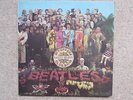 Sgt Pepper LonelyHearts Club Band Vinyl Record Parlophone Yellow Label + cut out