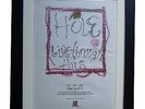 HOLE+COURTNEY LOVE+ORIGINAL+LIVE THROUGH+POSTER+AD+FRAMED+1994+FAST GLOBAL SHIP