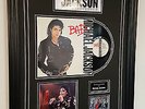 ** RARE MICHAEL JACKSON Signed Autograph Photo Picture and BAD RECORD LP **