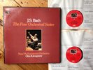 SLS 808 2lp 1st col stamp NM Bach The Four Orchestral Suites KLEMPERER