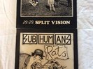 SUBHUMANS 2 x Vinyl LP Albums '29:29 Split Vision' & 'Rats/ TimeFlies'