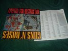 GUNS N' ROSES APPETITE FOR DESTRUCTION BANNED COVER