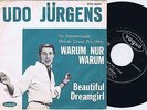 UDO JÜRGENS Warum Nur Warum 1964 Danish 45PS Eurovision Beautiful Dreamgirl