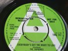 THE SUPREMES - EVERYBODY'S GOT THE RIGHT TO LOVE - TMG 747 UK 1970 TAMLA DEMO NM