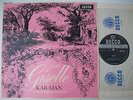Adam Giselle Vienna Philharmonic Herbert von Karajan Decca SXL 6002 WBg ED1 Fine