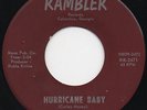 CURLEY MONEY Hurricane Baby 7'' Killer Rockabilly Original 45 VG+ HEAR