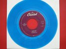 The Beatles  * SOMETHING *  BLUE VINYL JUKE BOX ONLY  45  NM