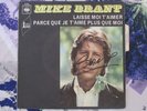 signature dédicace autographe de mike brant sur le 45t laisse moi t'aimer