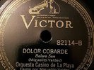 Orch.Casino De La Playa Victor 82114 78 rpm Afro-Cuban Cuba