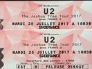 2 Places Concert U2 PELOUSE Joshua Tree Tour 25.07 Stade De France PARIS