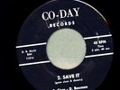 Gene Sisco+Decons Save It/Torchered Man bashed OHIO rockabilly RARE 1963 HEAR IT