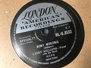 LARRY WILLIAMS 78rpm  'BONY MORONIE'  (LONDON)
