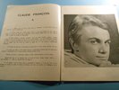 CLAUDE FRANCOIS PROGRAMME GALA CONCERT 1964