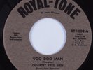 Latin Soul Jazz Exotica 45 QUARTET TRES BIEN Voo Doo Man ROYAL-TONE HEAR
