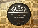 BOB WILLS - So Let's Rock / Sugar Baby    DECCA 29909 - 78rpm  Rare ROCKABILLY