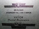 1934 Z SHELLAC Bruno Walter BRAHMS Symph 4 E Minor BBC Orchestra 78