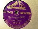 1911 FRANK LA FORGE PIANO First Solo Recording GRIEG PAPILLON 78
