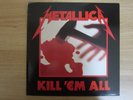 METALLICA - Kill 'Em All Korea Vinyl LP 1990 INSERT