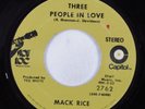 Funk 45 MACK RICE Three People In Love CAPITOL HEAR
