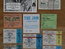 THE JAM - SECRET PARTY TICKET *RARE* + THE JAM'S LAST EVER TICKET STUBS DEC 1982