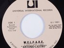 Funk 45 ANTONIO CASTRO W.e.l.f.a.r.e. UNIVERSAL INTERNATIONAL HEAR VG++