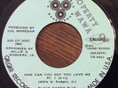 BLACK EARTH PLUS How Can You Say You Love Me 45, RARE FUNK 1973 Calgar