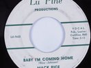 R&B Soul 45 MACK RICE Baby I'm Coming Home LU PINE HEAR