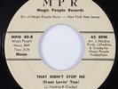 Funk 45 BEVERLY CROSBY That Didn't Stop Me MAGIC PEOPLE HEAR