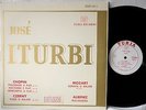 JOSE ITURBI Mozart Chopin Czerny Albeniz  Turia Rec. semi -priv. ED 1