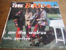 THE BEATLES - I am the walrus *** TOP RARE SPAIN 1967 P/S 45, NICE CONDITION